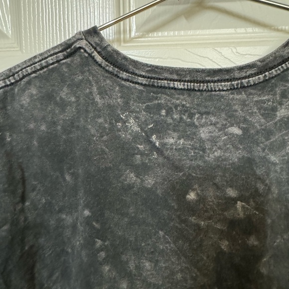 The Rolling Stones Acid Wash Black Distressed Rock Band Men’s L T-Shirt - Picture 10 of 10